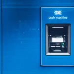 blue cash machine